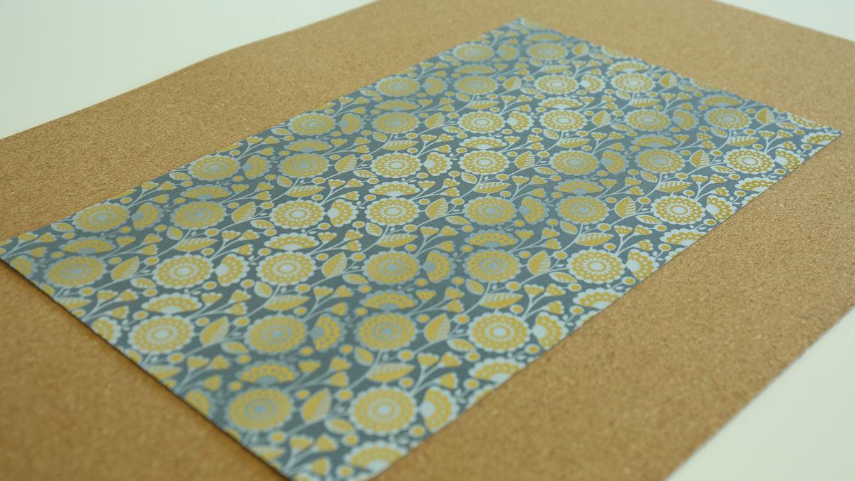 Bookbinding Cloth (GOLD FLOWER)