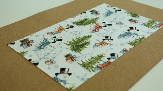 Bookbinding Cloth (SNOWMAN)