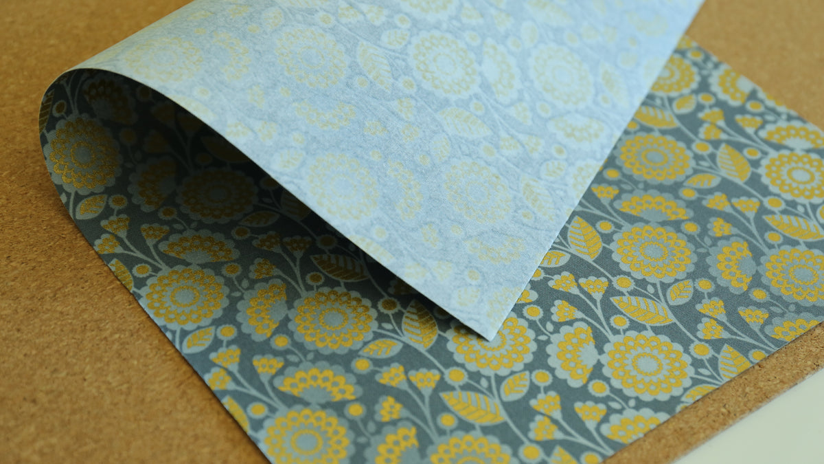 Bookbinding Cloth (GOLD FLOWER)