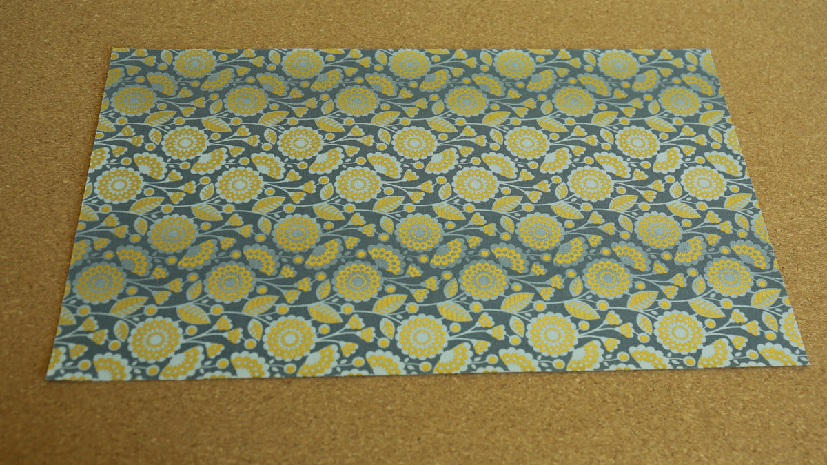 Bookbinding Cloth (GOLD FLOWER)