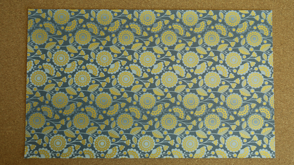 Bookbinding Cloth (GOLD FLOWER)
