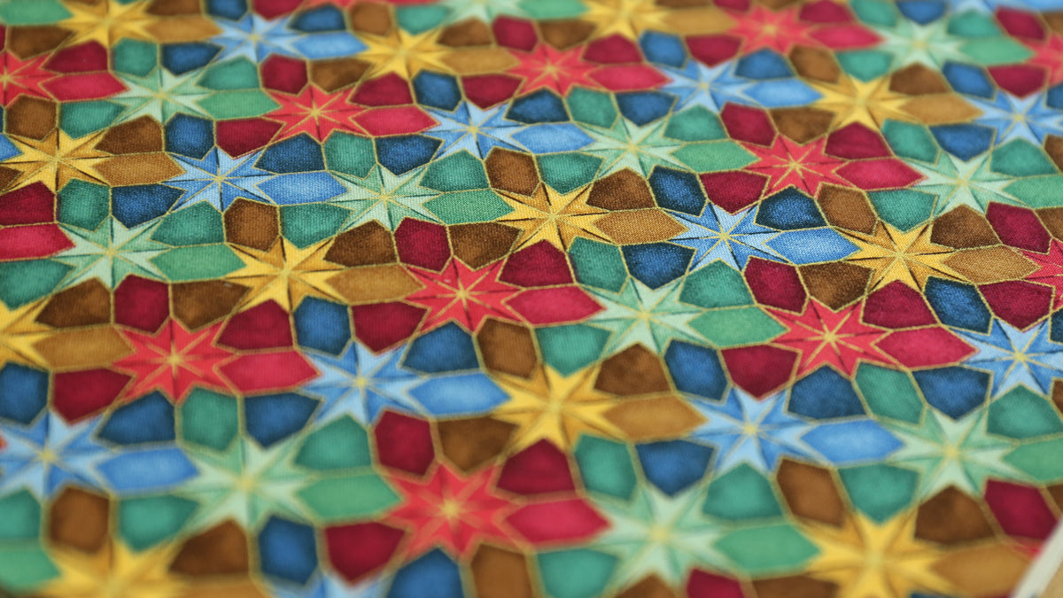 Bookbinding Cloth (STARLIT GEOMETRY)