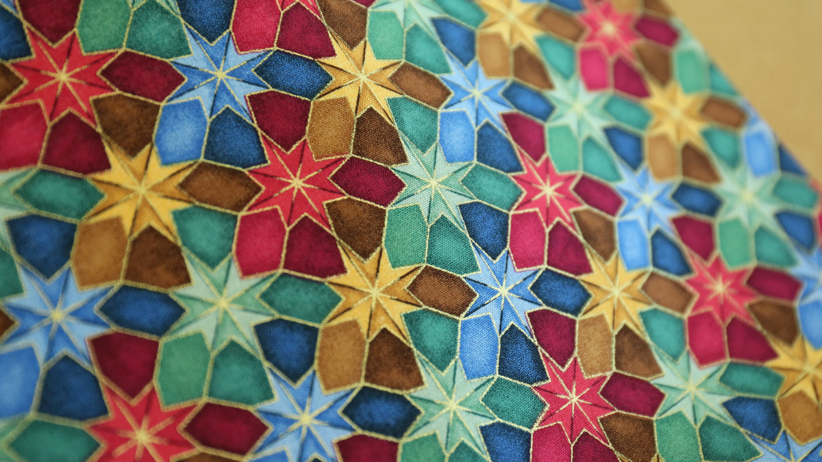 Bookbinding Cloth (STARLIT GEOMETRY)
