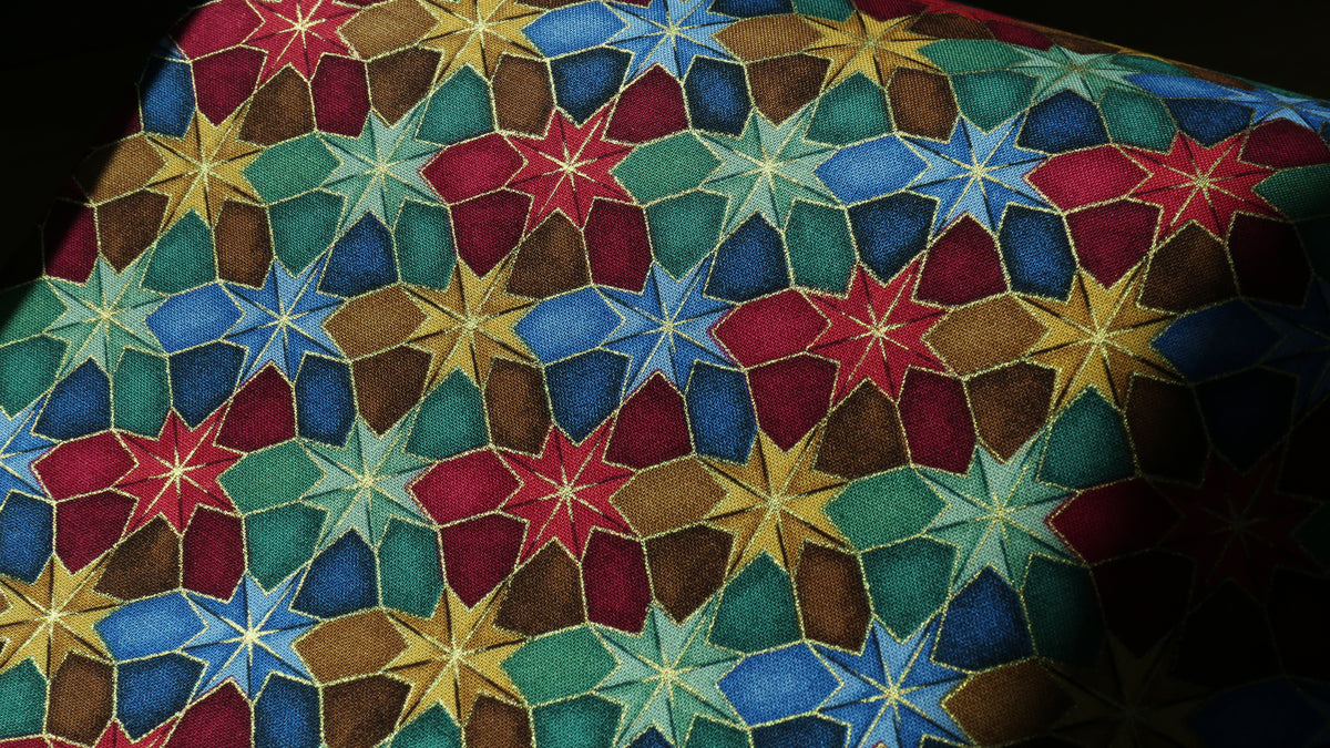 Bookbinding Cloth (STARLIT GEOMETRY)
