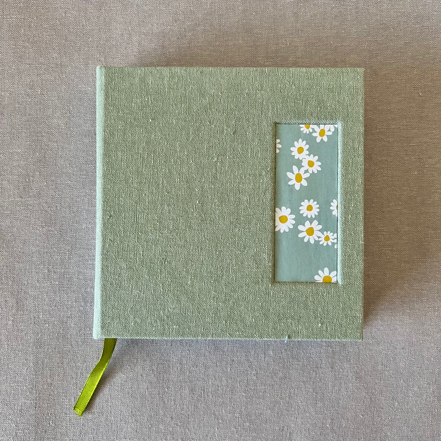 Green Hardcover Square Journal Books